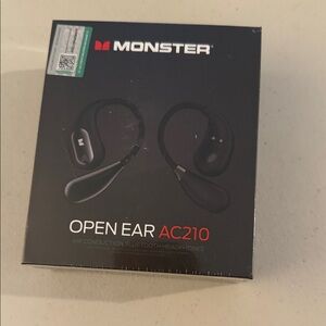 Open Ear AC210 Bluetooth Headphones - Black
